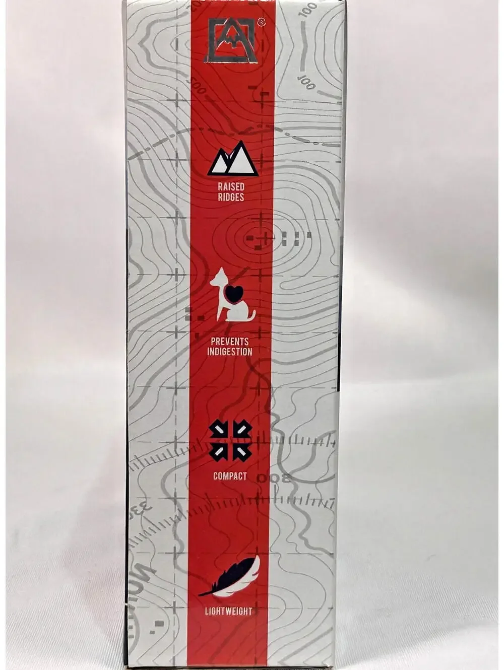 Avalanche Slow Feeder Dog Bowl 33 oz Raised Ridges BPA Free Food Safe Red New